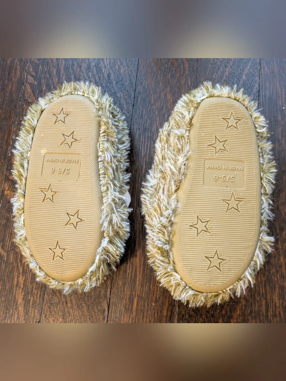 Toddler Plush Furry Hedgehog Slippers